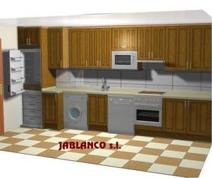 Diseño de cocina para cliente Cocinas Jablanco
