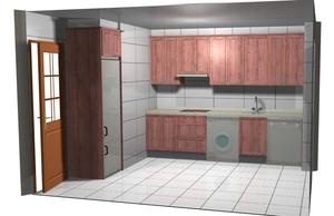 Diseño de cocina para cliente Cocinas Jablanco