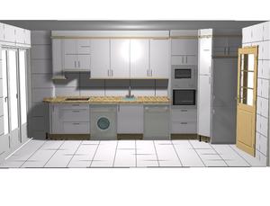 Diseño de cocina para cliente Cocinas Jablanco